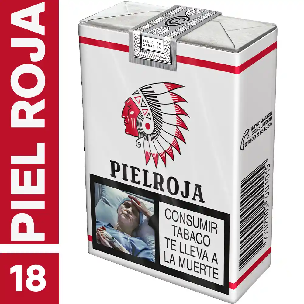 Piel Roja x 18 Cigarrillos