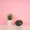 Monedero Ovalado Candy Color Negro Miniso