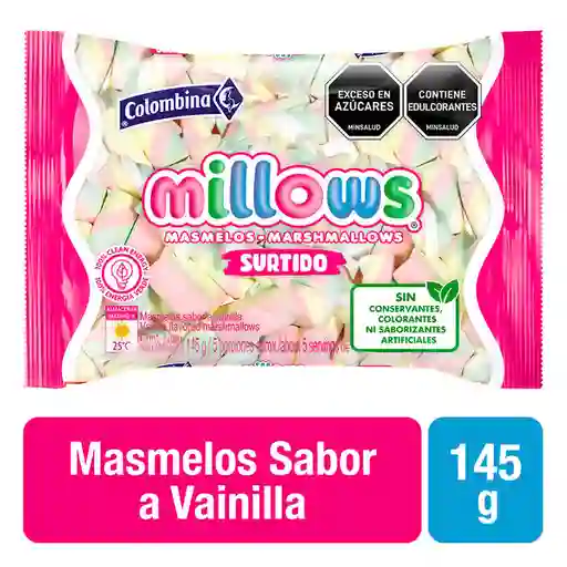 Millows Masmelos Surtido Sabor Vainilla