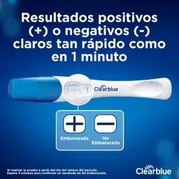 Clearblue Plus con Punta Que Cambia de Color Prueba De Embarazo