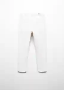 Jean Dad Blanco Talla 12 Niños Mango