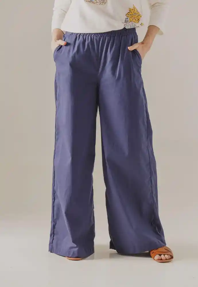 Pantalón Azul Oscuro Talla 18