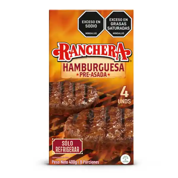 Ranchera Carne Preasada para Hamburguesa