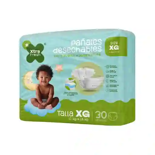 Xtra Fresh Pañal Desechable Etapa 4 XG