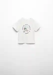 Camiseta Pancho Off White Talla 69 Niños Mango