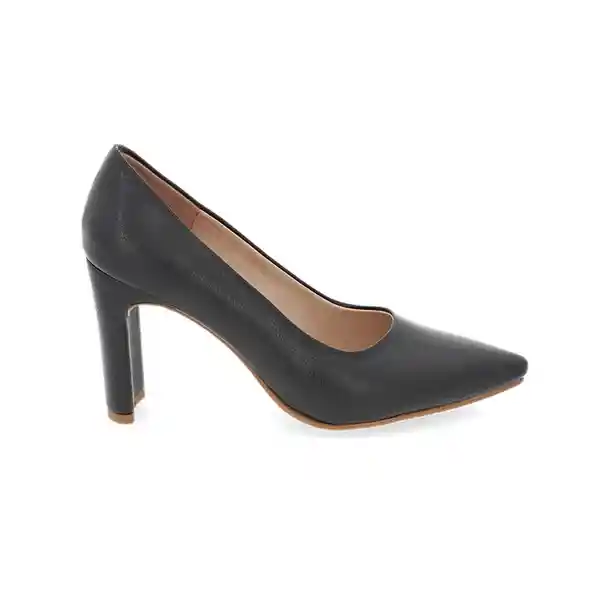 Tacones Punta Rusell Negro Talla 38