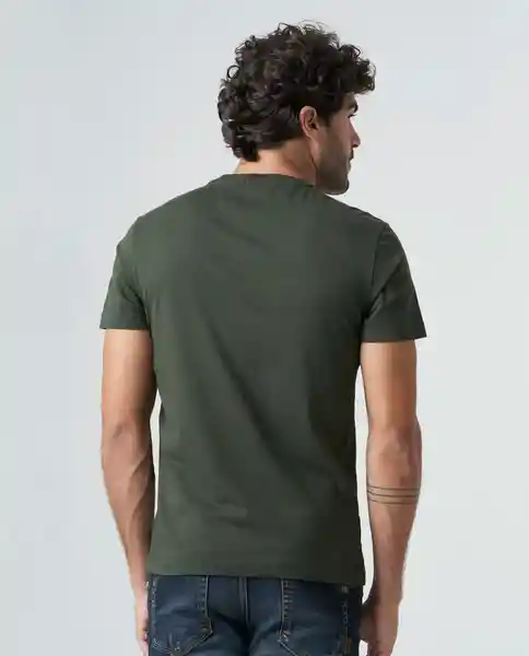 Camiseta Verde Talla M Hombre Americanino 840c000