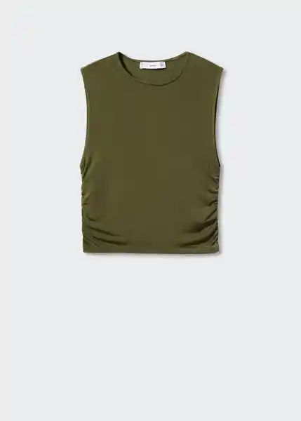 Top Taylor Khaki Talla L Mujer Mango