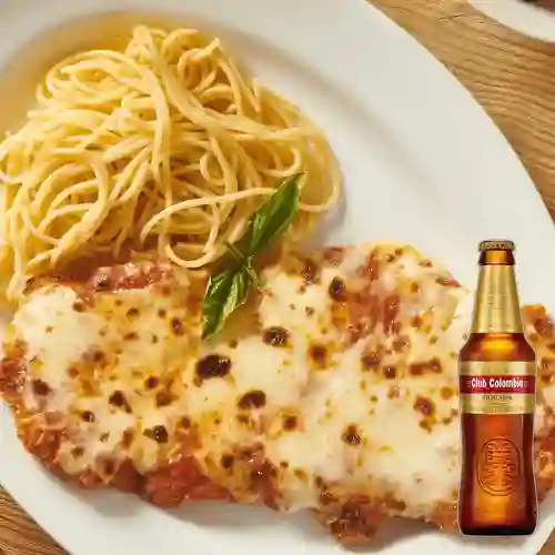 Combo Pizzaiola + Club col. Dorada Bot. 330ml