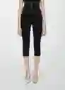 Leggings Lora Negro Talla L Mujer Mango