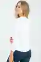 Blusa Jenna Color Blanco Crudo Talla M Ragged