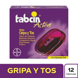 Tabcin Active Liquid Gel Caja x 12 cap