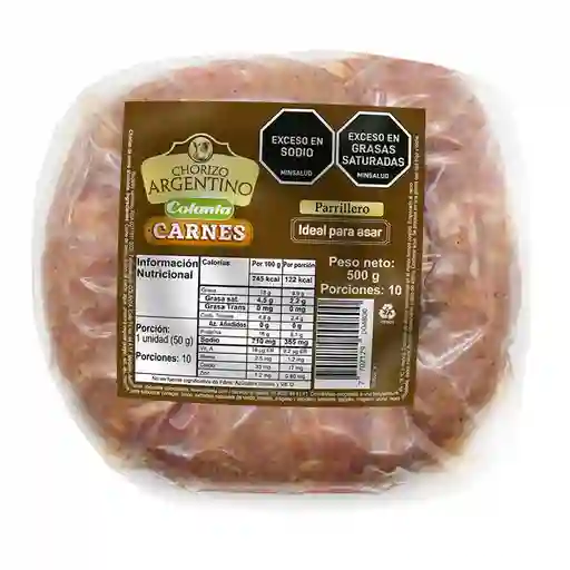 Colanta Chorizo Argentino 500 G