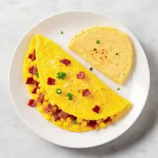 Desayuno con Omelette Chicago