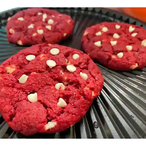 Galleta Red Velvet y Chocolate Blanco