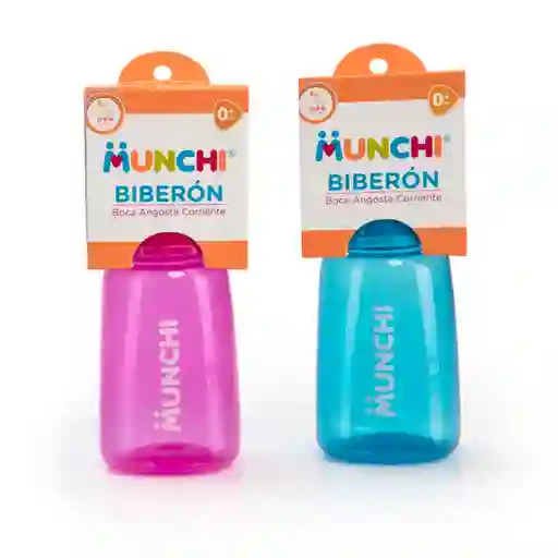 Munchi Biberón Boca Angosta Corriente 