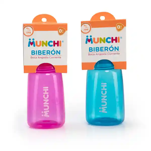 Munchi Biberón Boca Angosta Corriente 