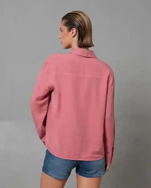 Camisa Mujer Rosa Talla S 219G013_ROS181436 Rifle