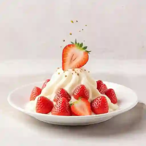 Fresas con 1 Topping 12 Oz