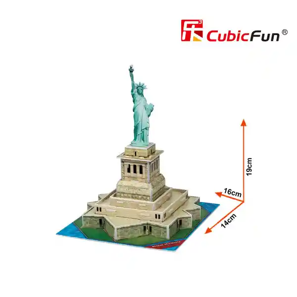 Cubic Fun Rompecabezas Estatua de la Libertad 3D