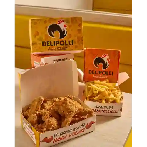 1/4 de Pollo Broaster