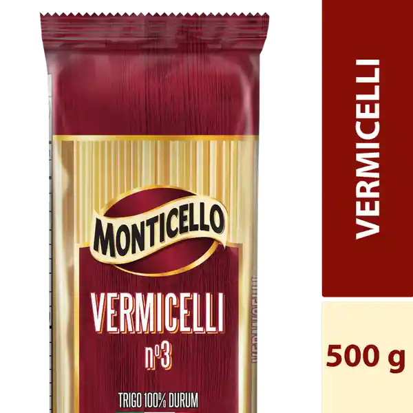 Monticello Pasta Vermicelli N° 3