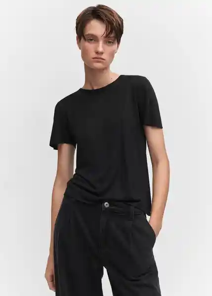 Top Gossip-W Negro Talla M Mujer Mango