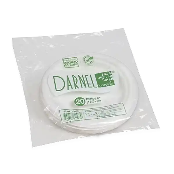 Darnel Plato Naturals Bagazo 26 cm