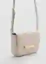 Bolso P Amber Off White Talla 99 Mujer Mango