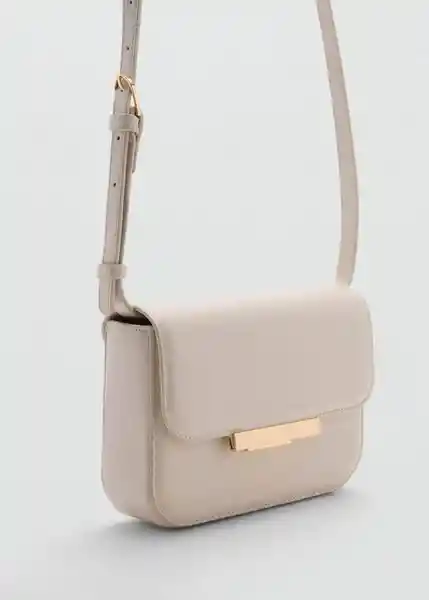 Bolso P Amber Off White Talla 99 Mujer Mango