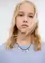 Camiseta Over Azul Talla 12 Niña Mango
