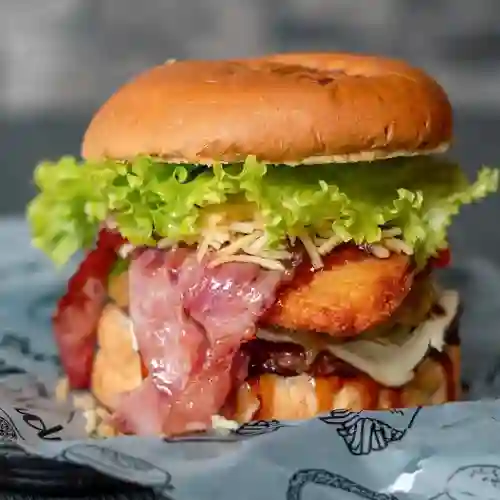 Hamburguesa Pollo Apanado