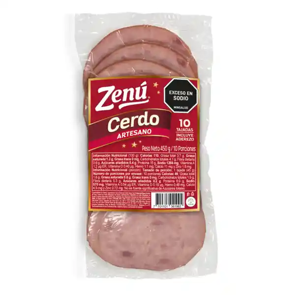Cerdo Artesano Zenú 450 g