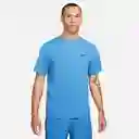 Nike Camiseta M Df Uv Hyverse Ss Para Hombre Azul Talla XL