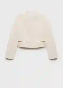 Chaqueta Cris Piedra Talla XS Mujer Mango
