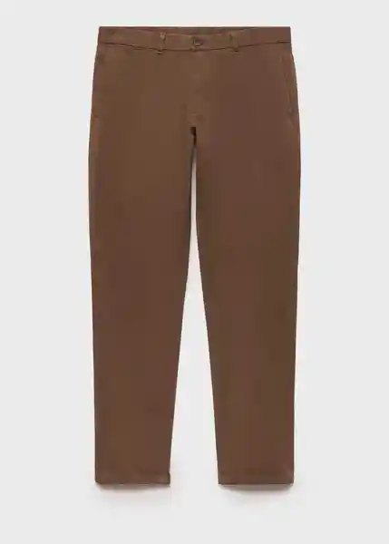 Pantalón Barna Marrón Talla 36 Hombre Mango