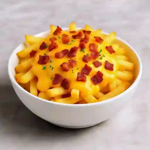 Papas Cheddar y Tocineta