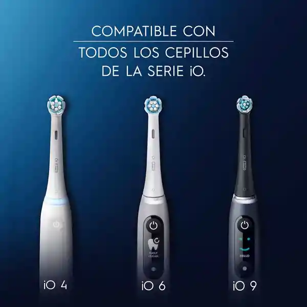 Oral-B iO Ultimate Care Cabezal Redondo de Repuesto para Cepillo Eléctrico 2 Unidades