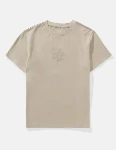 Camiseta Mujer Verde Talla: SMALL 9929341 American Eagle