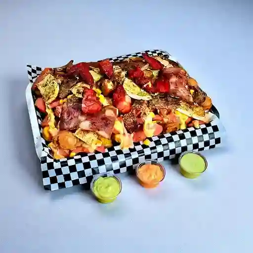 Salchipapa Mega