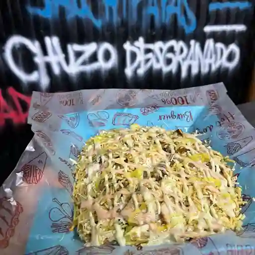 Chuzo desgranado carne y pollo