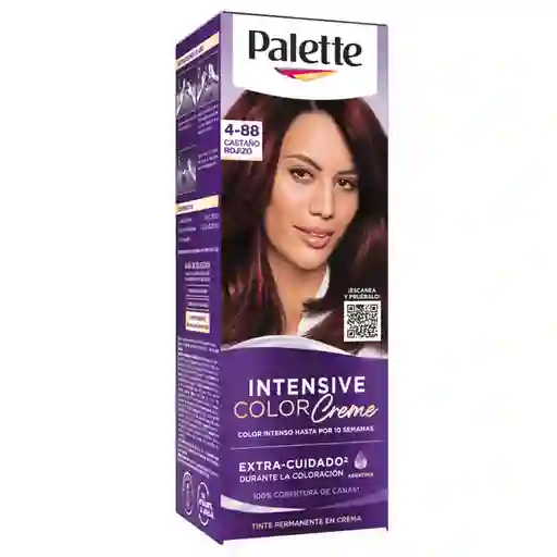 Tinte Palette Color Creme 4-88 Castaño Rojizo