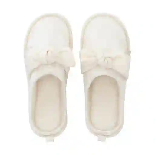 Pantuflas Estampada Mujer Beige Talla 37-38 Casaideas