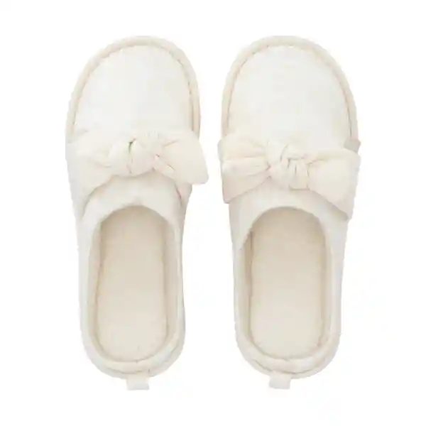 Pantuflas Estampada Mujer Beige Talla 37-38 Casaideas