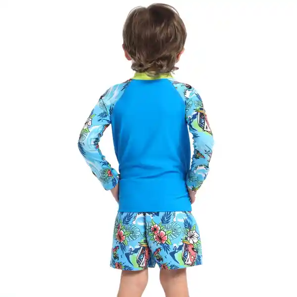 Camiseta Manga Larga Sunshine Surfs Up Bebé Masculino 4 Speedo