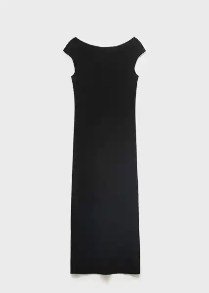 Vestido Backless Negro Talla XS Mujer Mango