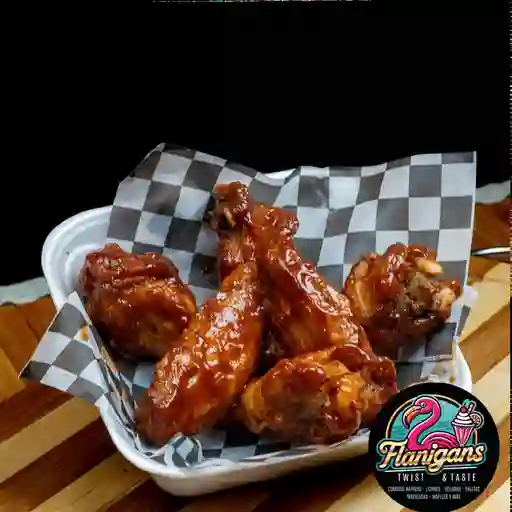 Alitas de pollo flanigans x 6