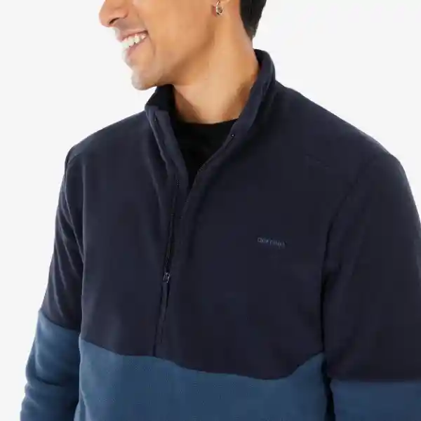 Quechua Saco Polar de Senderismo Hombre Azul Talla 2XL MH 500