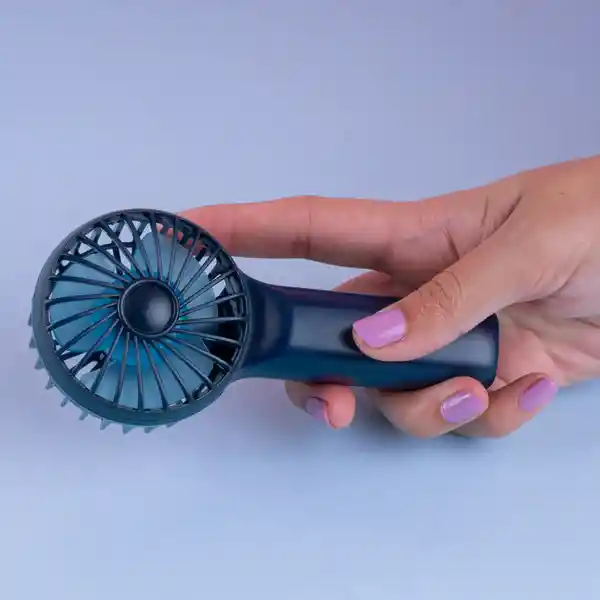 Mini Ventilador de Mano 1200 Mah Serie Azul Miniso