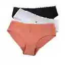 Panty Hípster Algodón Talla L 345